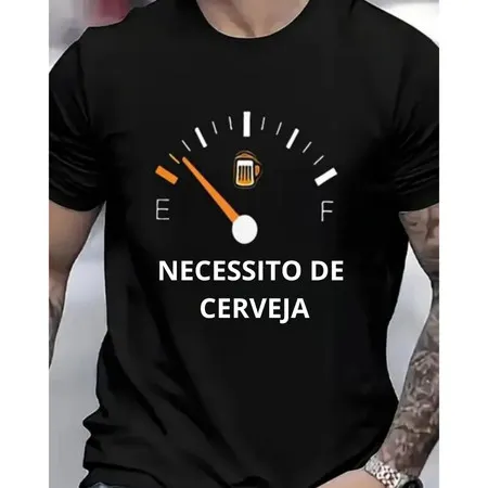 Camiseta masculina 100% algodão alta qualidade lançamento divertida casual dia a dia