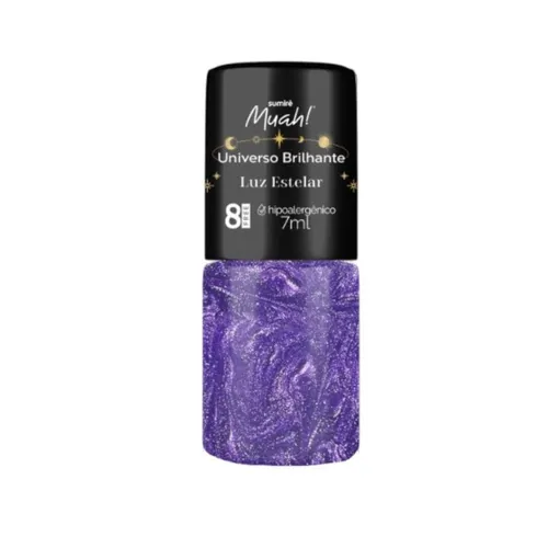 Esmalte Muah! Universo Brilhante Luz Estrelar