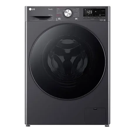 Lava e Seca LG Smart VC4 12kg Titanium com Inteligência Artificial AIDD™ (CV5012MC4) - 127v - CV5012MC4