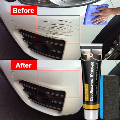 Removedor de arranhões de carro, ferramentas de cuidados com a pintura, removedor de redemoinho automático, reparo de arranhões, polimento, composto de moagem de corpo automático, cera antiarranhões