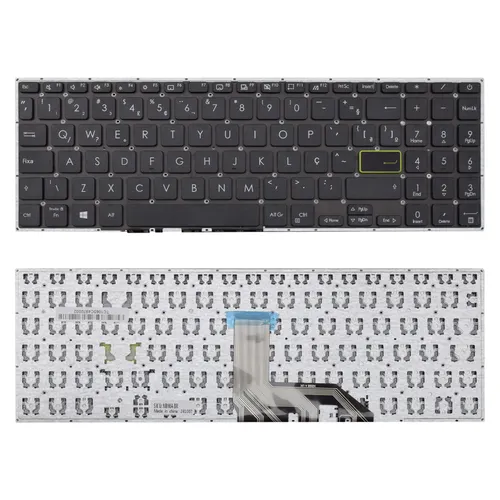 Teclado para Notebook Asus Vivobook X513EA-BQ3027W ABNT2 Preto