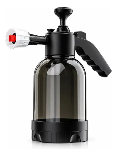 Pulverizador Snow Foam Pressão Manual 2l Profissional Preto Lavagem Lavar Carro Regar Horta Arisca