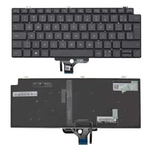 Teclado para Notebook Dell Latitude PK132UW2B44 ABNT2 Preto