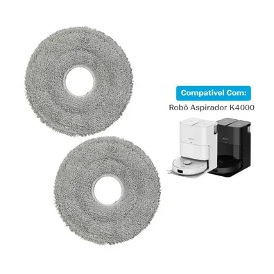 Par de Pano MOP para Robô Aspirador de pó KABUM! smart K4000 - KSHPR564