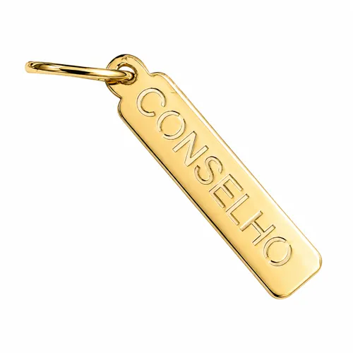 Pingente Conselho 1,5 cm em Ouro 18K