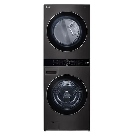 WashTower™ AI DD™ Máquina que Lava e Seca 17kg, 220V - Aço Escovado Preto - WK17BS6A