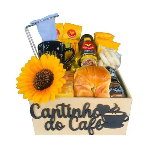 Cesta Amor de Café com Alegria