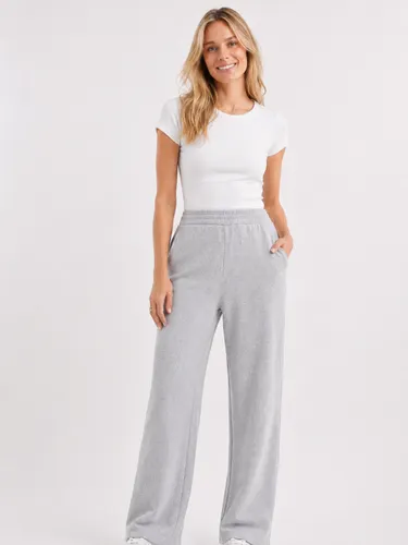 Calça Moletom Feminina Flow Aveloz Cinza