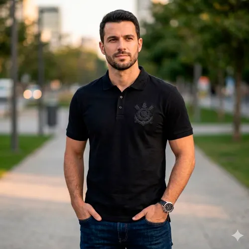 Camisa Corinthians Polo Torcedor Coimbra 33542 - G