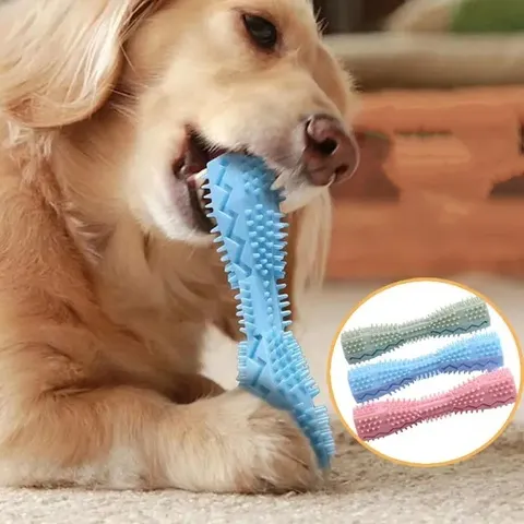Brinquedo de dentição de cachorro, bastão de mastigar, resistente à mordida, divertido, à prova de vazamento, brinquedo de comida, mordedor de animais de estimação, bastão de limpeza