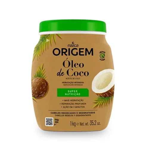 Creme Hidratante Capilar Nazca Origem Óleo Coco 1kg