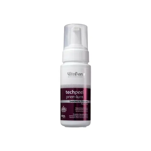 Vita Derm Tech Peel Peeling Sabonete Facial 160 ml