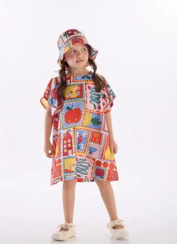 Vestido Infantil Charme em Viscolinho Off White
