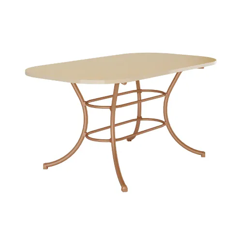 Mesa de Jantar 6 Lugares 1547 Carraro Rosê Off