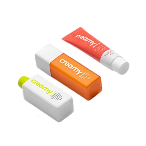 Kit Creamy Skincare Vitamina C Tranexâmico Hidratante Calming Cream (3 Produtos)