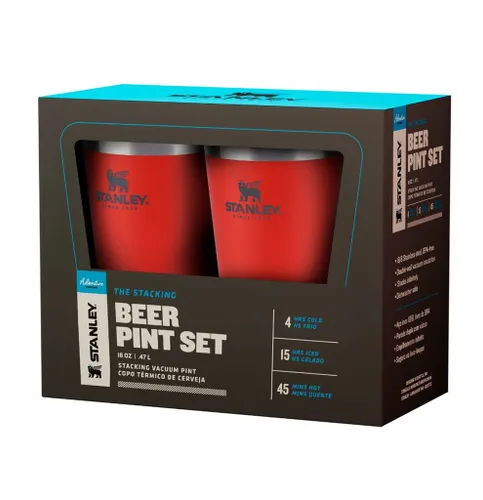 Gift Set Copos sem Tampa Flame Red 2 UNID Stanley 1913 | 473ML