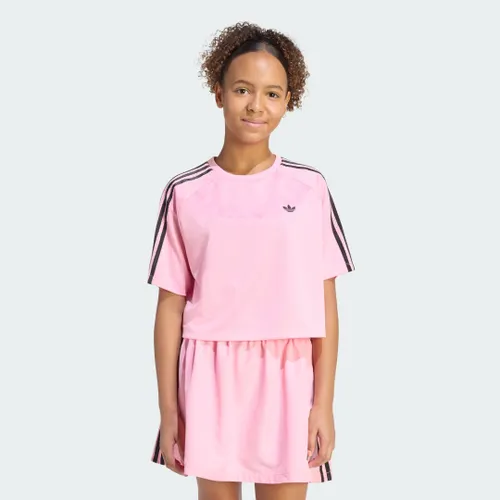 Camiseta Boxy Folgada Jaquard Kids adidas
