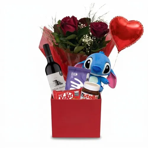 Cesta Amor Stitch