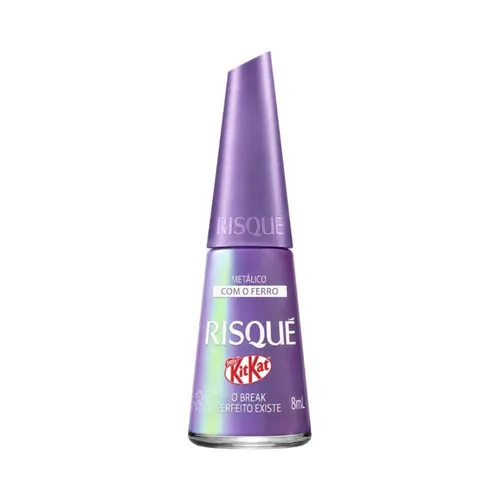 Esmalte Risqué Coleção Kit Kat Metálico o Break Perfeito Existe 8ml