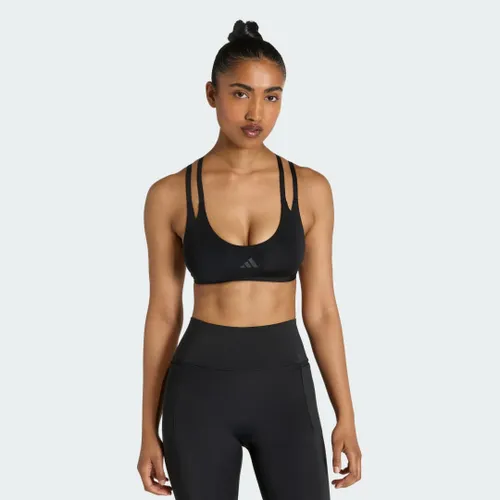 Top de Suporte Leve com Alças Finas Optime Workout Mulher adidas