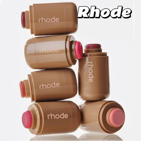 Blush em Pó de Marca, Batom Hidratante para Bochechas, Gloss Labial Natural em Bastão, Fácil de Aplicar e Colorir
