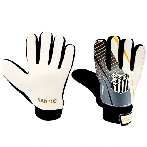 Luva de Goleiro Infantil Santos DRB - unica - 7