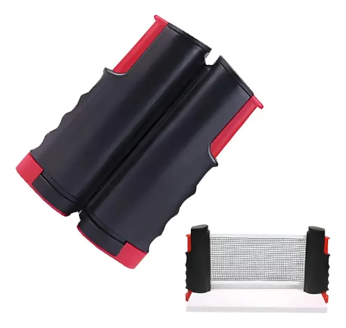 Rede Retrátil Ping Pong Tenis Mesa Ajustável 1,70m Universal Cor Preto