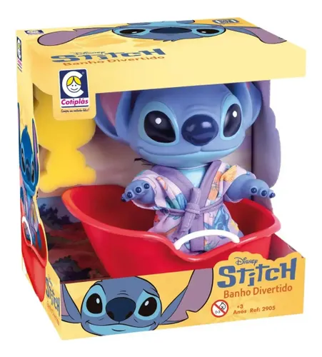 Boneco de Banho Stitch Disney Cotiplás