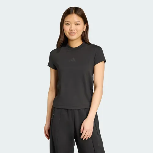Camiseta Baby Look  Z.N.E. Mulher adidas