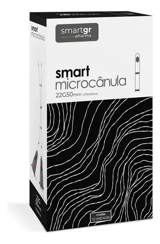 Smart Micro Cânula 22g X 50mm Cx 10uns C/ Anvisa - Smart Gr