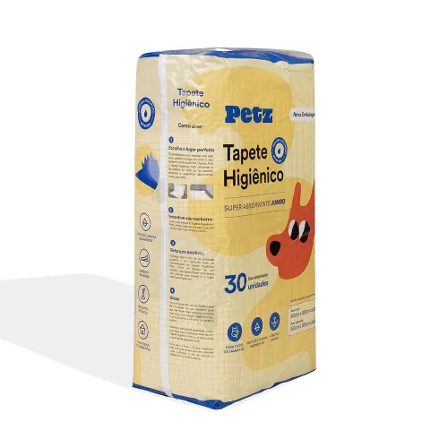 Tapete higiênico 30 unidades: praticidade para seu pet