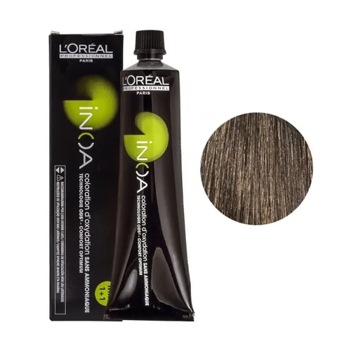 Coloração sem Amônia L'Oréal Profissionnel Paris Inoa 6.13 Louro Escur