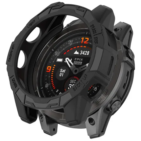 Capa de silicone macia TPU para Garmin Epix Pro Gen 2, capa protetora para Fenix 7 7X Pro, acessórios para relógio, 51mm, 47mm