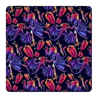 Mousepad Gamer Fallen Dota2 Dragon Set Speed+, Grande 450x450mm - MP-FN-DO-DS-SM-GR