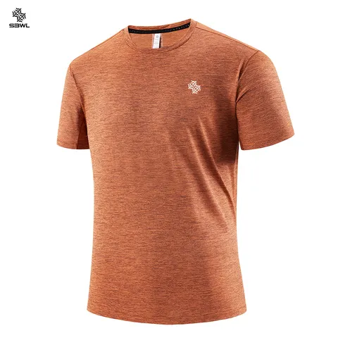 Camiseta de Secagem Rápida para Esportes ao Ar Livre e Fitness Indoor de Alta Qualidade SBWL 2026, Moda e Casual, Manga Curta