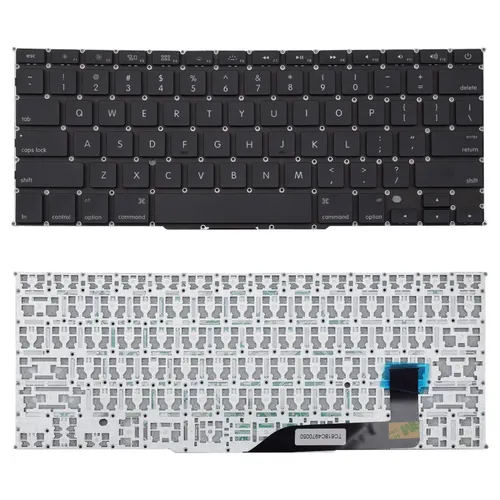 Teclado para Notebook Apple Macbook Pro A1398 MC975 Inglês Internacional - US Preto