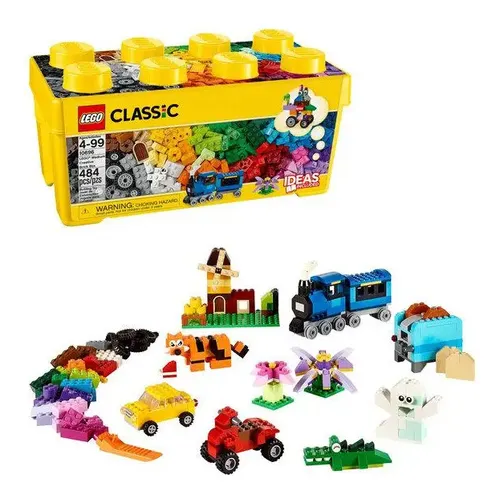 LEGO Classic - Caixa Média de Peças Criativas - 484 Peças - 10696