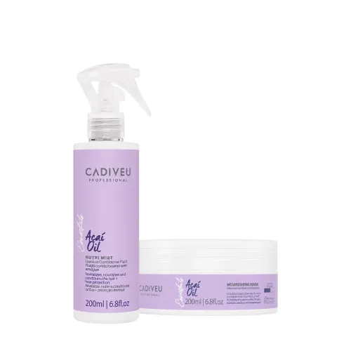 Kit Cadiveu Professional Essentials Açaí Oil - Tratamento e Toque Sedoso (2 Produtos)