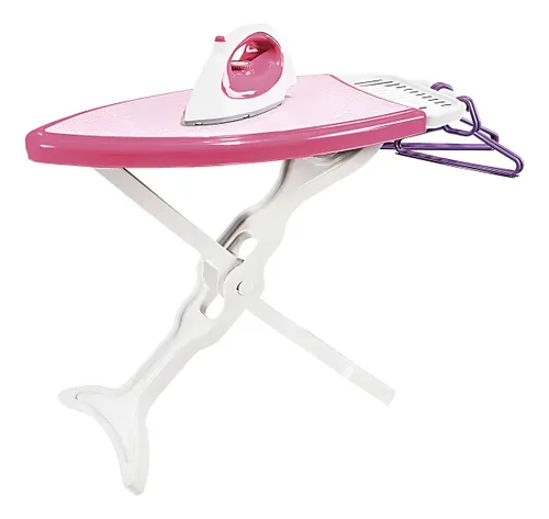 Tabuinha de Passar Roupa Rosa Poliplac 4712 Brinquedo Infantil
