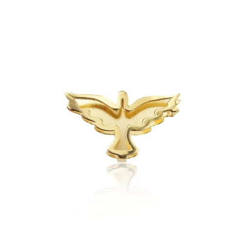 Pingente Divino Vazado/Chapa em Ouro 18K