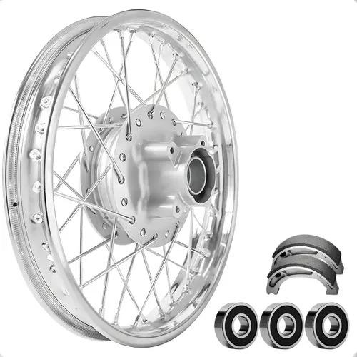 Roda Traseira Pop 100 Pop 110i 4mm Raiada Alinhada com Lonas