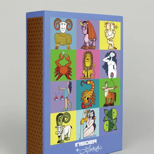 Caixa Decorada Edição Especial Signos Zodíaco INSIDER + Ziraldo