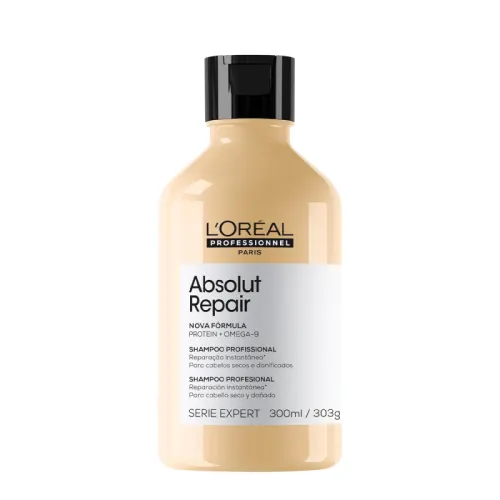 Shampoo Absolut Repair Gold Quinoa Protein L'Oréal Professionnel Serie Expert 300ml