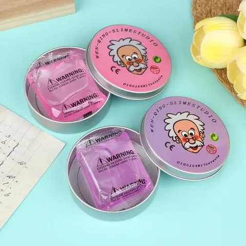 Slime de lama de cristal de vidro líquido colorido-brinquedo de descompressão antiaderente para alívio do estresse para crianças e adultos, presente sensorial