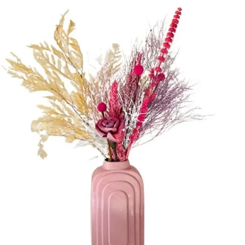 Vaso de Cerâmica Rosa