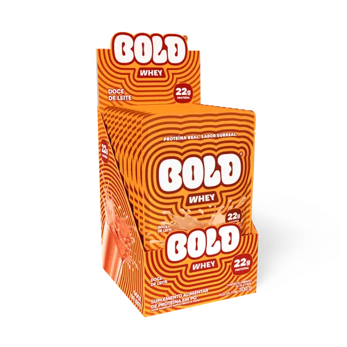 KIT 10 SACHÊS BOLD WHEY DOCE DE LEITE (30g/Un)