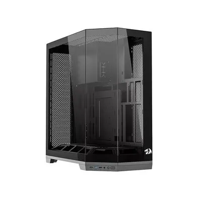 Gabinete Gamer Redragon Edge, Mid Tower, Lateral em Vidro, ATX, Preto - CA-608B