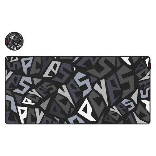 Mouse Pad Gamer Signature PCYES Black Vulcan Extended 900x420mm Speed PMS90X42BV