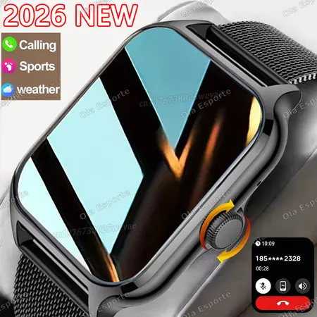 Relógio Inteligente Bluetooth Chamada Câmera Controle Vários Modos Esportivos Relógios Monitoramento do Sono Smartwatch