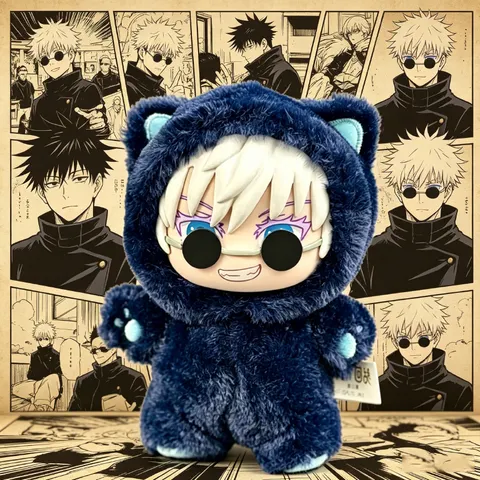 Preço de Atacado Genuíno Eaki Jujutsu Kaisen Temporada 2 Cat Park Party Five Satoru Blind Box Pingente de Pelúcia da Série Bolsa